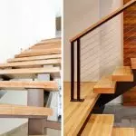 Características de la decoración de la escalera de metal con madera: la elección del material y la tecnología del trabajo.