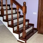 Bagaimana untuk memisahkan tangga di rumah: Pemilihan bahan menghadap | +65 Foto