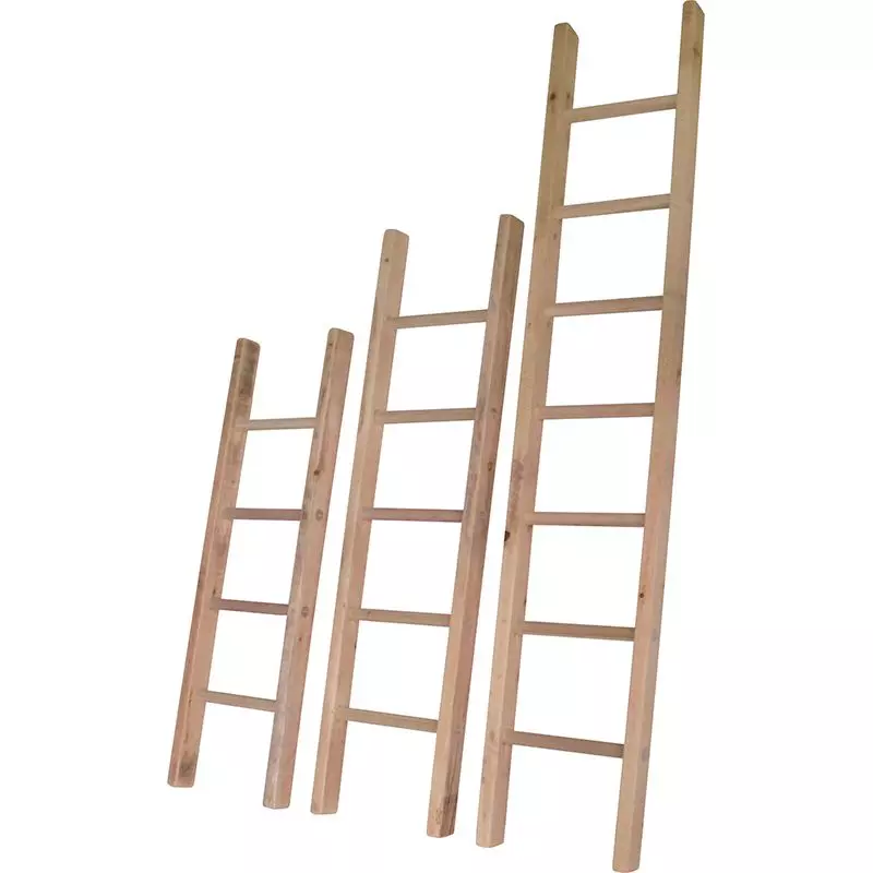 Potted Ladders mula sa Wood.
