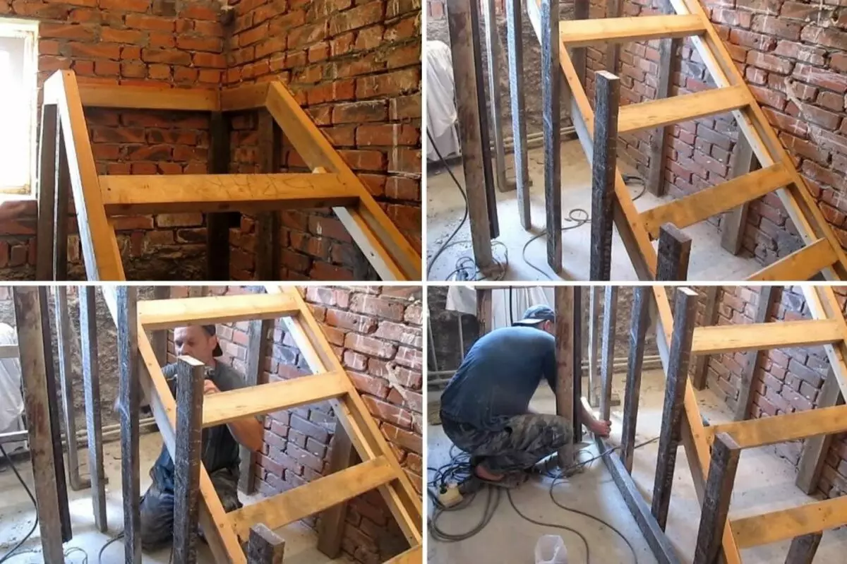 如何製作混凝土樓梯的模板