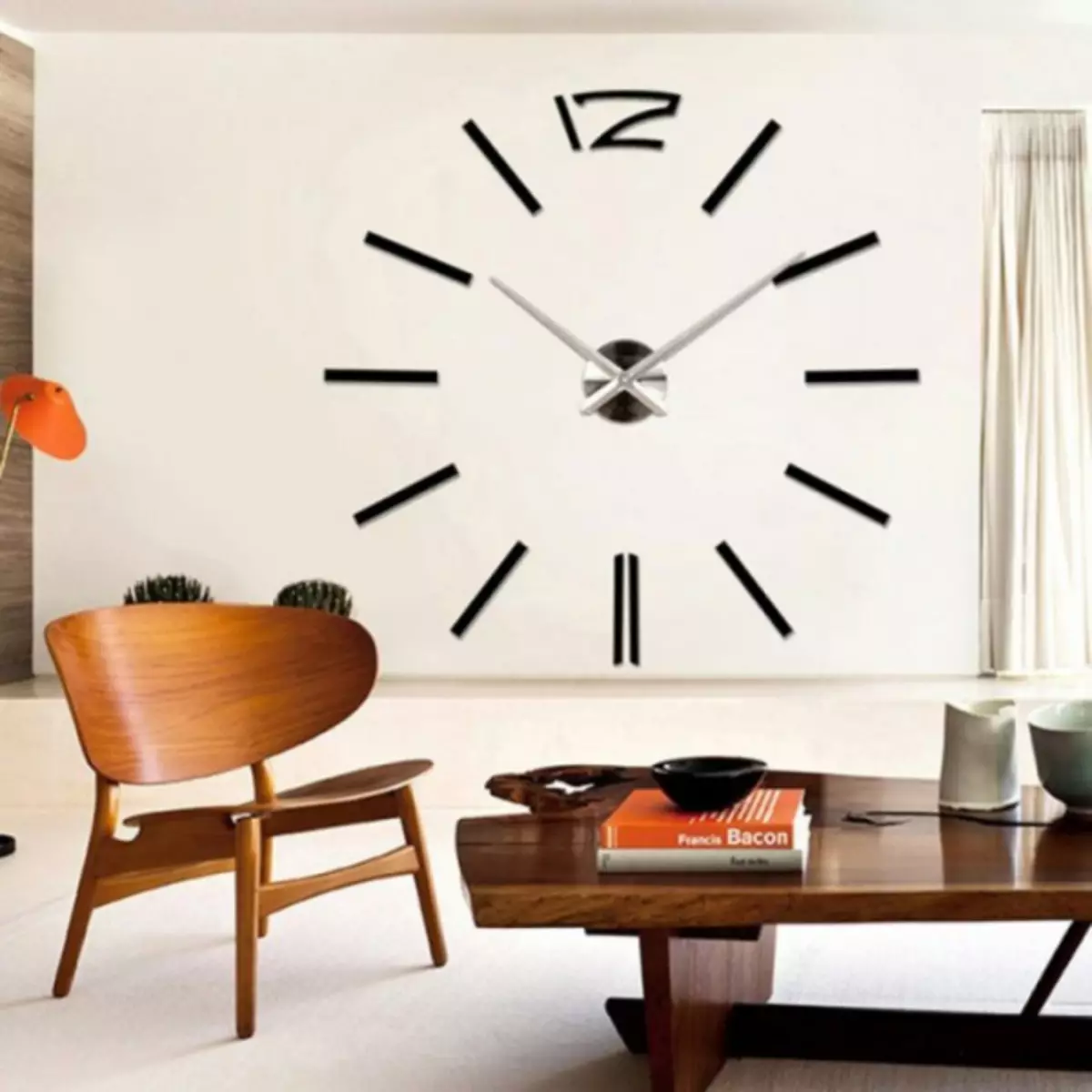 Wall Clock sa living room - 80 mga larawan ng orihinal na mga ideya sa disenyo