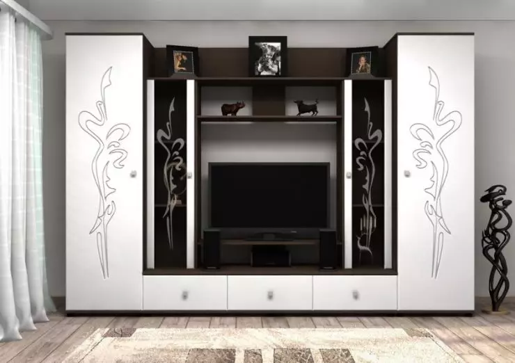 دیوارهای کوچک برای اتاق نشیمن - 100 عکس از محصولات جدید طراحی