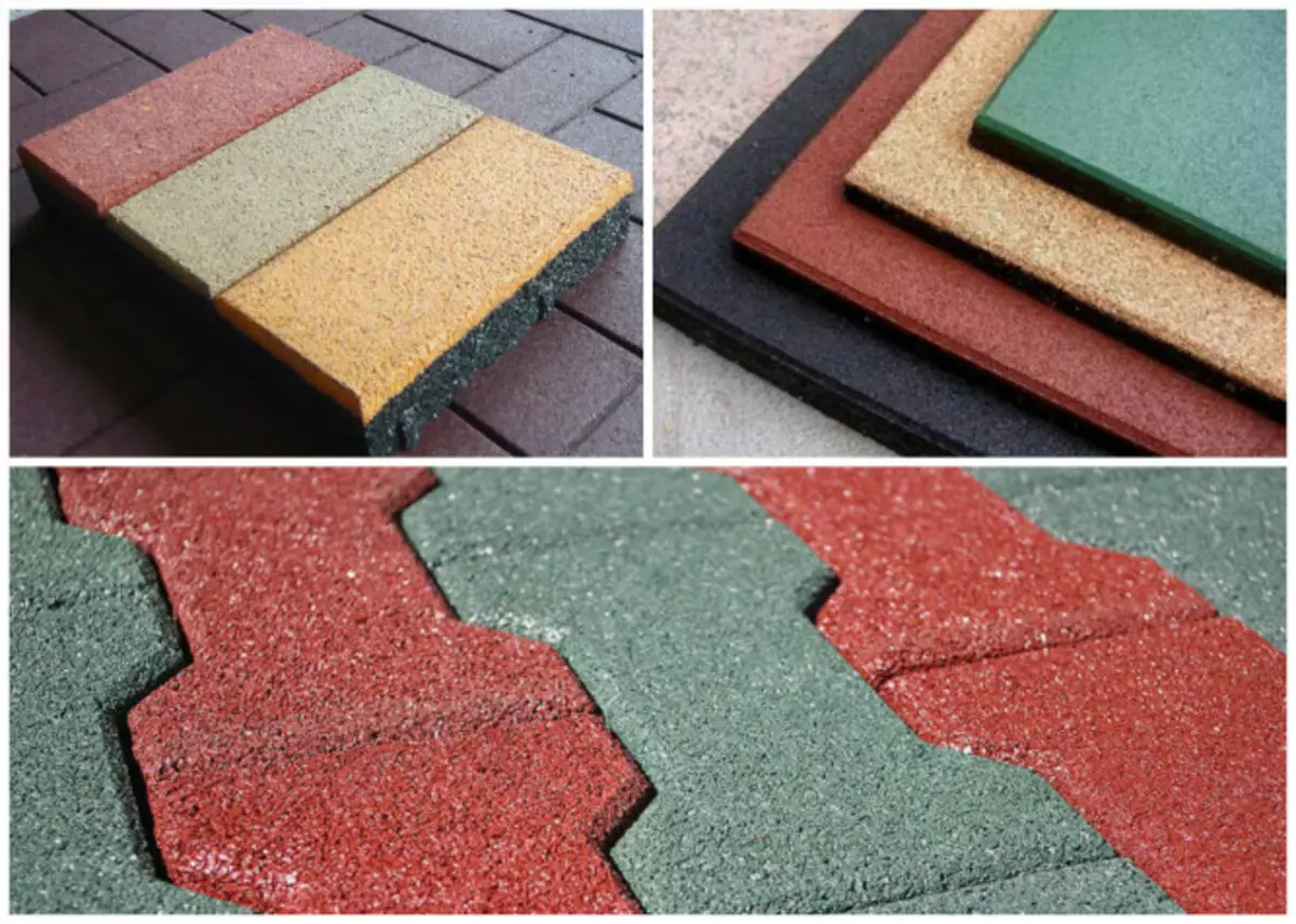 橡胶瓷砖造型技术