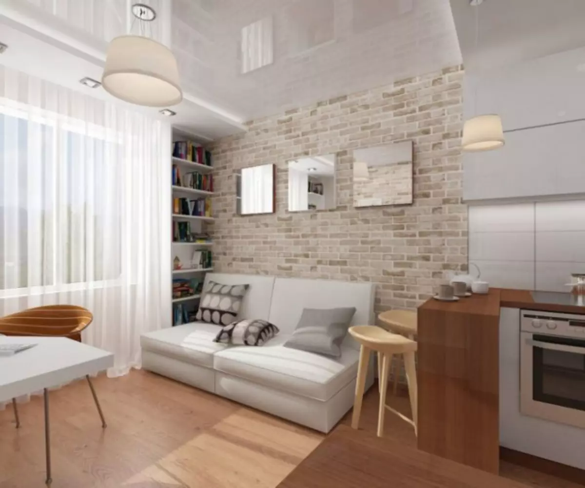 Brick Living Izba - 75 Foto nápady Ako krásne na pokladňu obývačky