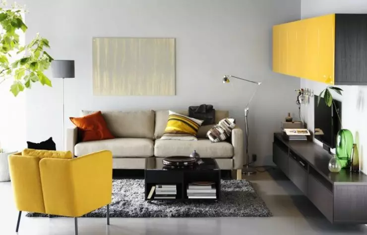 اتاق نشیمن IKEA - 100 عکس از بهترین مدل ها از کاتالوگ 2019