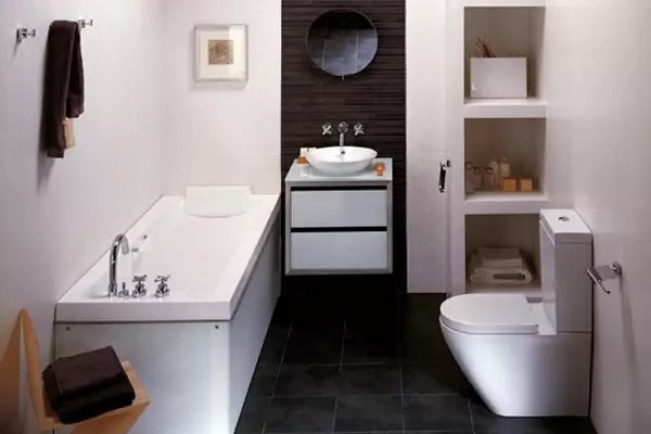 ရေချိုးခန်း 3 စတုရန်းမီတာ။ မီတာ။ - အကောင်းဆုံးဒီဇိုင်းဥပမာများ၏ဓာတ်ပုံ 80