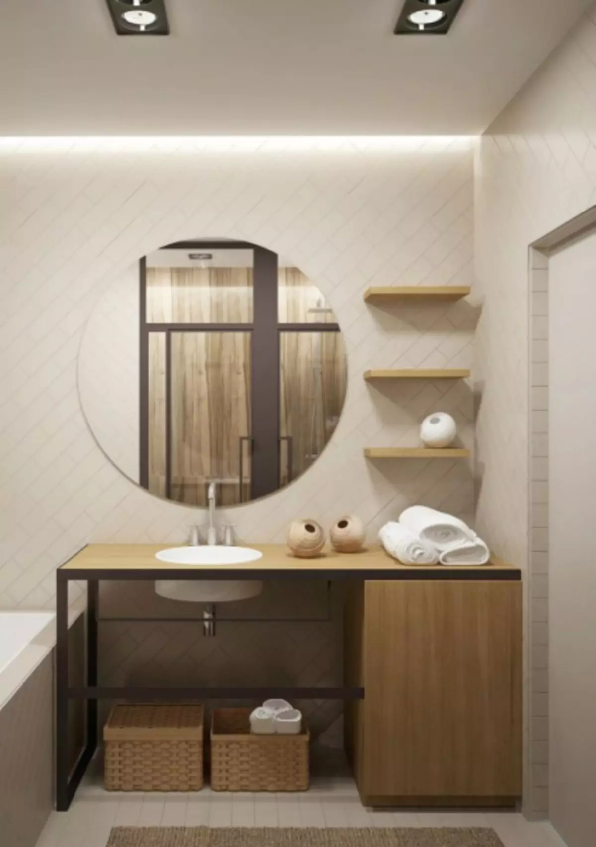 Bathroom 3 square meters. m. - 80 photos of the best design examples
