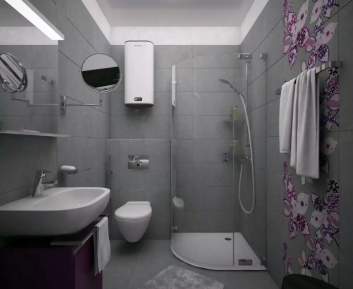 Badkamer 3 vierkante meter. m. - 80 foto's van de beste ontwerpvoorbeelden