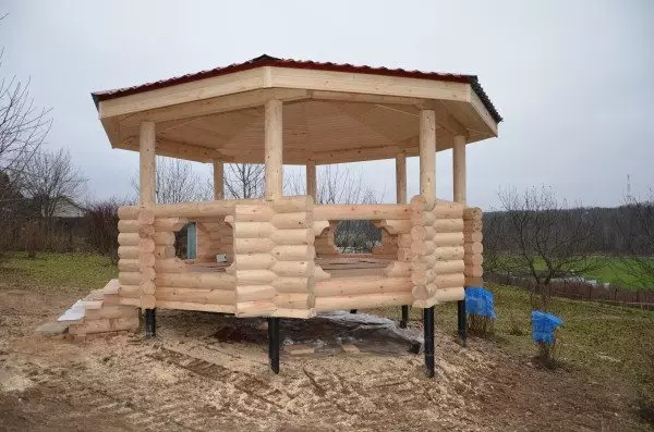 Gazebo 2 барои 2 метр: Интихоб кардани маводҳо ва маслиҳат ба бинокор