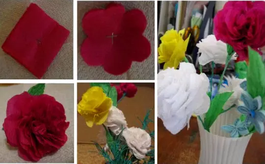 Sådan laver du en rose fra serviet med dine egne hænder bydde med billeder og video