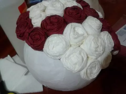 How to make a rose from the napkin with your own hands styardly with photos and video