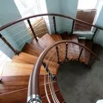 Staircase railing and handrails: main varieties, manufacture and installation (+86 photos)