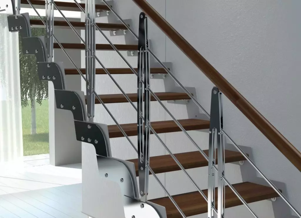 Staircase mei aluminium-rails