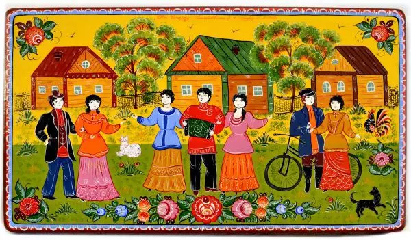 Gorodetskaya сликарство за почетници на дрво: шаблони со слики