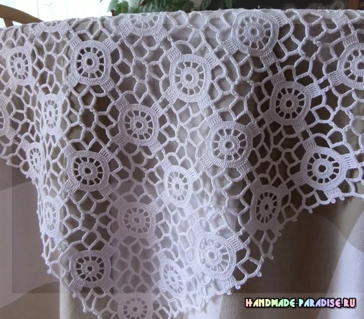 Elegant Crochet սփռոց: Սխեման