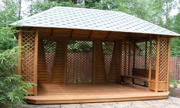 Como gardar e construír un gazebo por conta propia