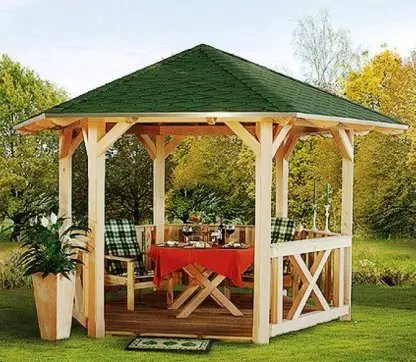 How to save and build a gazebo on your own