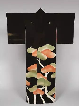 Ki jan yo koud yon gwo rad Japonè - kimono fè li tèt ou: modèl ak istwa kreye abiye