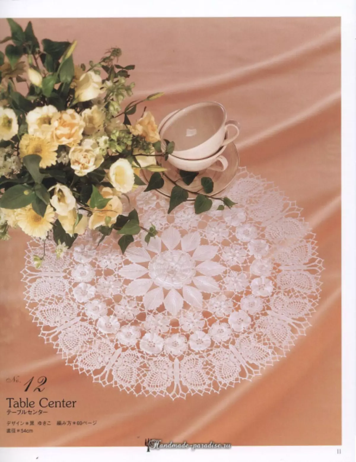 Elegant Crochet Lace 2019 Magazine - servetter och virka borddukar