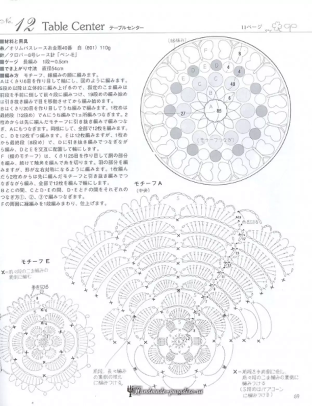 Elegant Crochet Lace 2019 Magazine - Servíettur og Crochet Dabletecloths