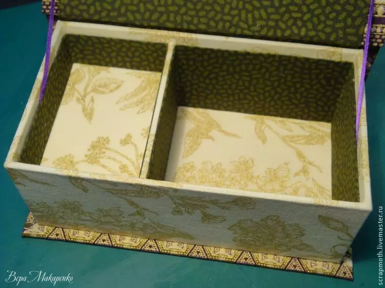 Caixa de jóias com suas próprias mãos: master classe de papelão com fotos