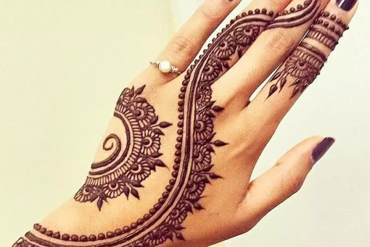 Tranh henna trên tay tại nhà: Mẫu với hình ảnh và video