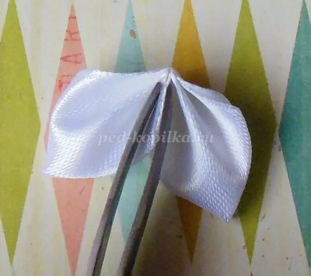 Buhok Bow Satin Ribbon para sa mga batang babae na may sunud-sunod na mga tagubilin