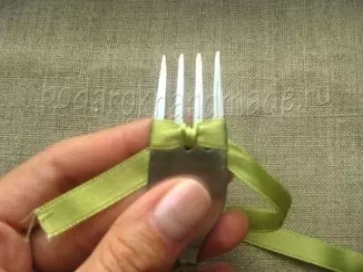 Fita de cetim de arco de cabelo para meninas com instruções passo a passo