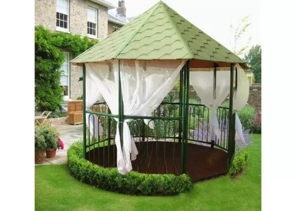 Arbor from the pipes with your own hands - simple versions of garden structures