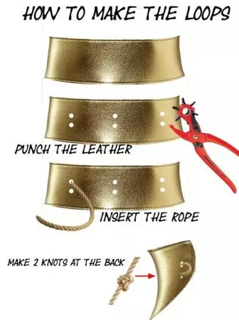 Ako si šiť ženský pásový pás - Kushak: vzor s popisom