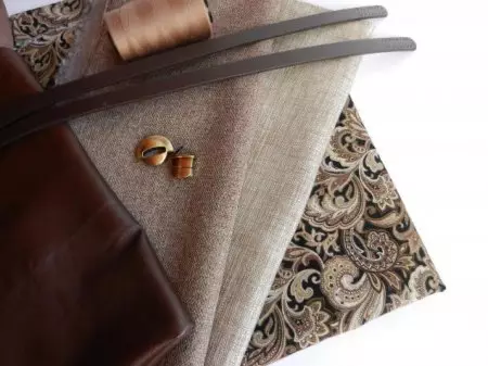 Come cucire una borsa con una valvola di tessuto con le tue mani: modello con descrizione