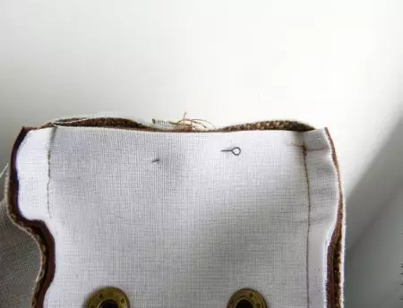 Bagaimana untuk menjahit beg dengan injap tisu dengan tangan anda sendiri: corak dengan keterangan