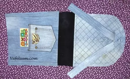 Cómo coser una mochila para niños de viejos jeans: patrón y clase magistral