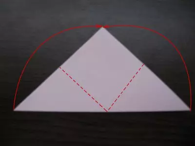 Boul soti nan koulè ak rapid nan Quilling ak teknik origami