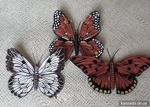 Quilling Butterfly: Masterklasse foar begjinners mei foto's en fideo's