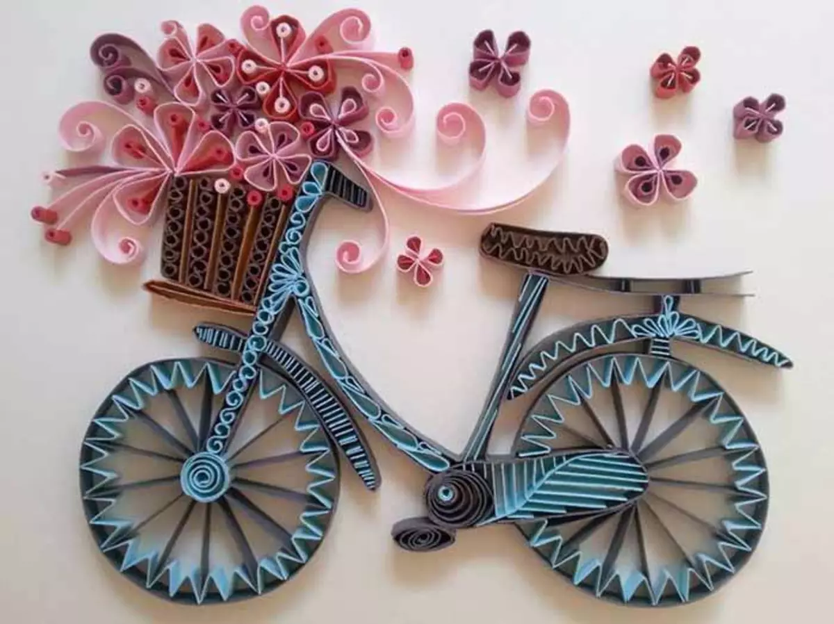 Ofbylding yn software Quilling: Masterklasse mei foto's en fideo