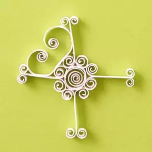 QUILLING: פתית שלג צעד אחר צעד בכיתה מאסטר עם תוכניות תמונה