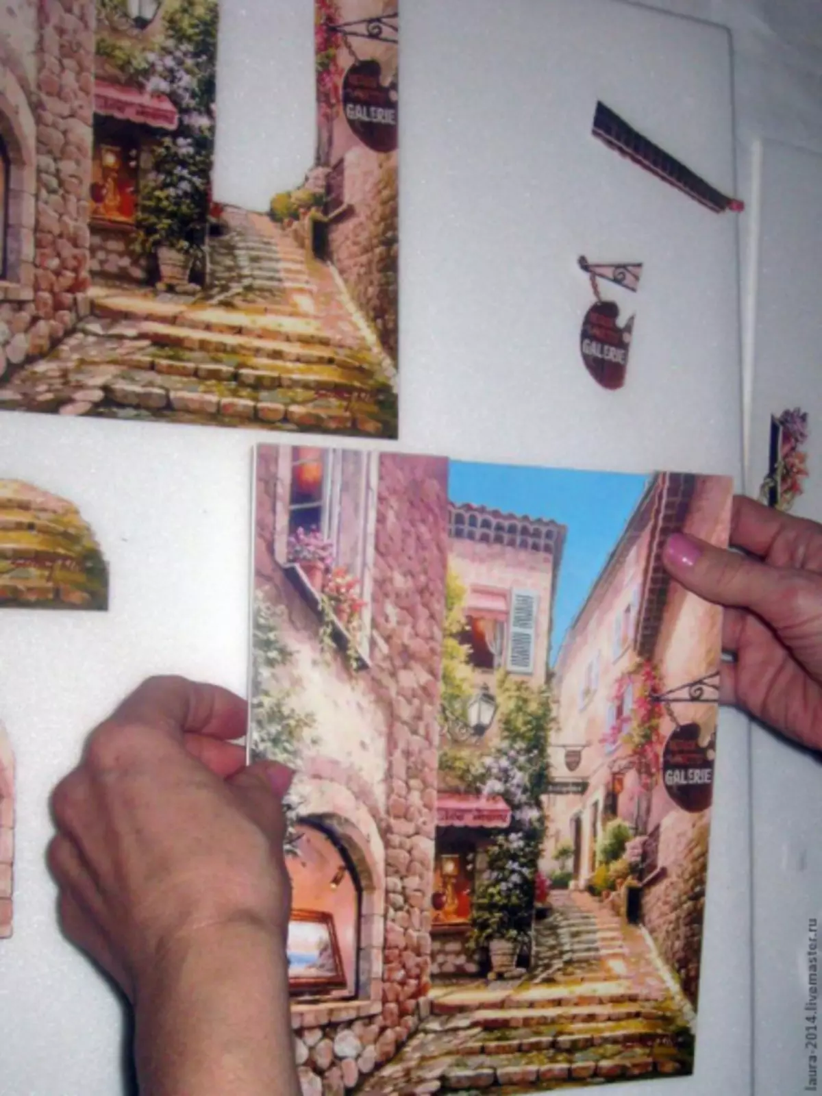 Papertol: Clase Master con fotos de trabajos terminados y video.