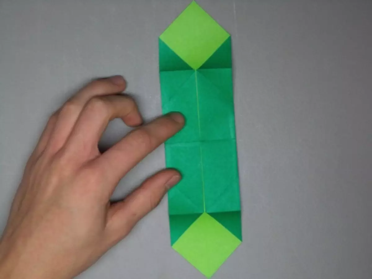 How to make origami tank