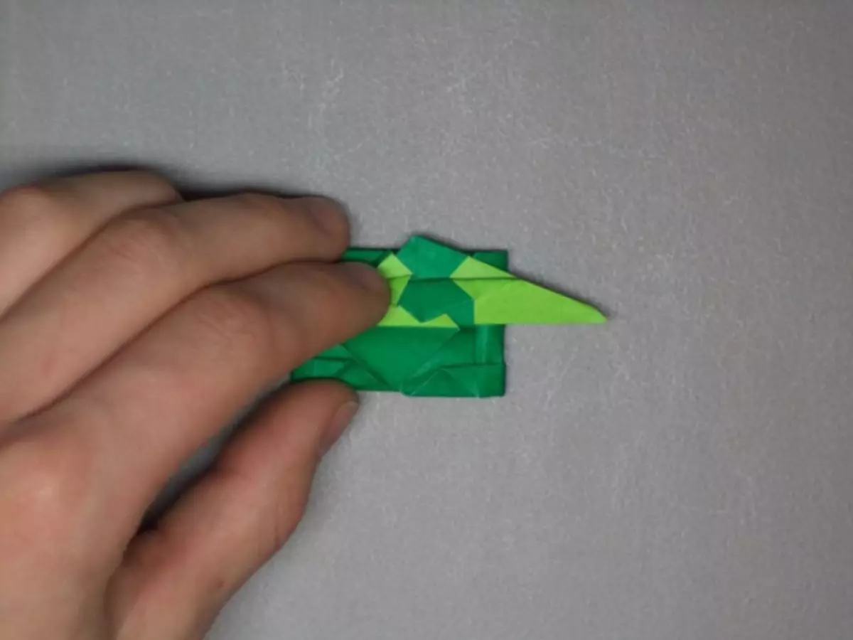 How to make origami tank
