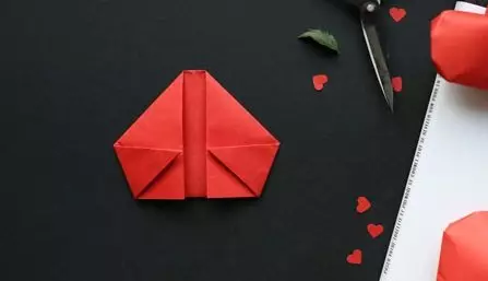 Grootmaat hart origami