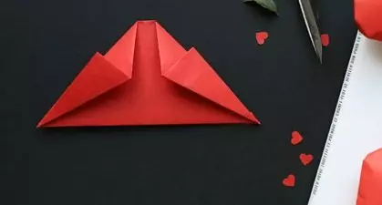 Corazón a granel origami.