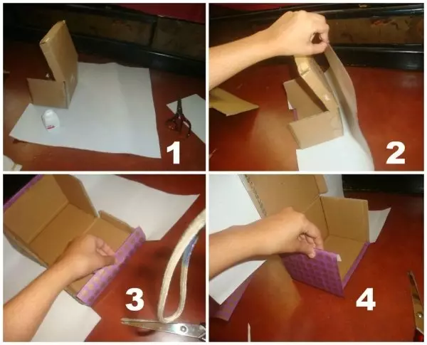 Магистърска класа на кутия за рисуване със собствените си ръце: производство по образец