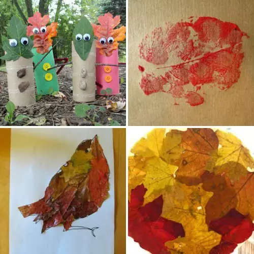 Los artesanías de otoño lo hacen usted mismo en el jardín de infantes