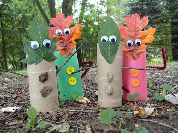 Есенните занаяти го правят сами в детска градина