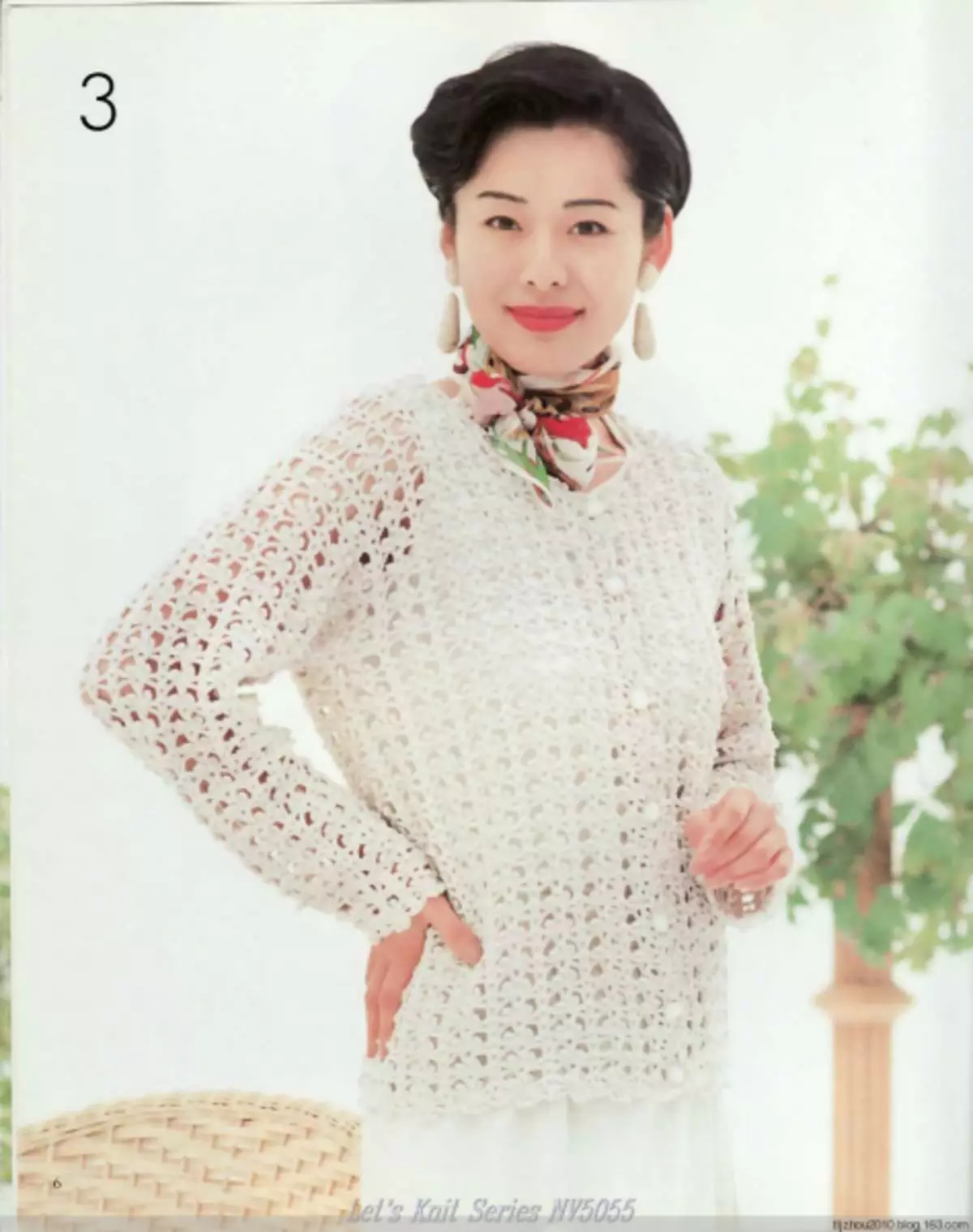 Jaquetas de verão e blusa de crochet