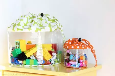 Hur man syr en väska för leksaker: mönster och mästerklass på sömnad