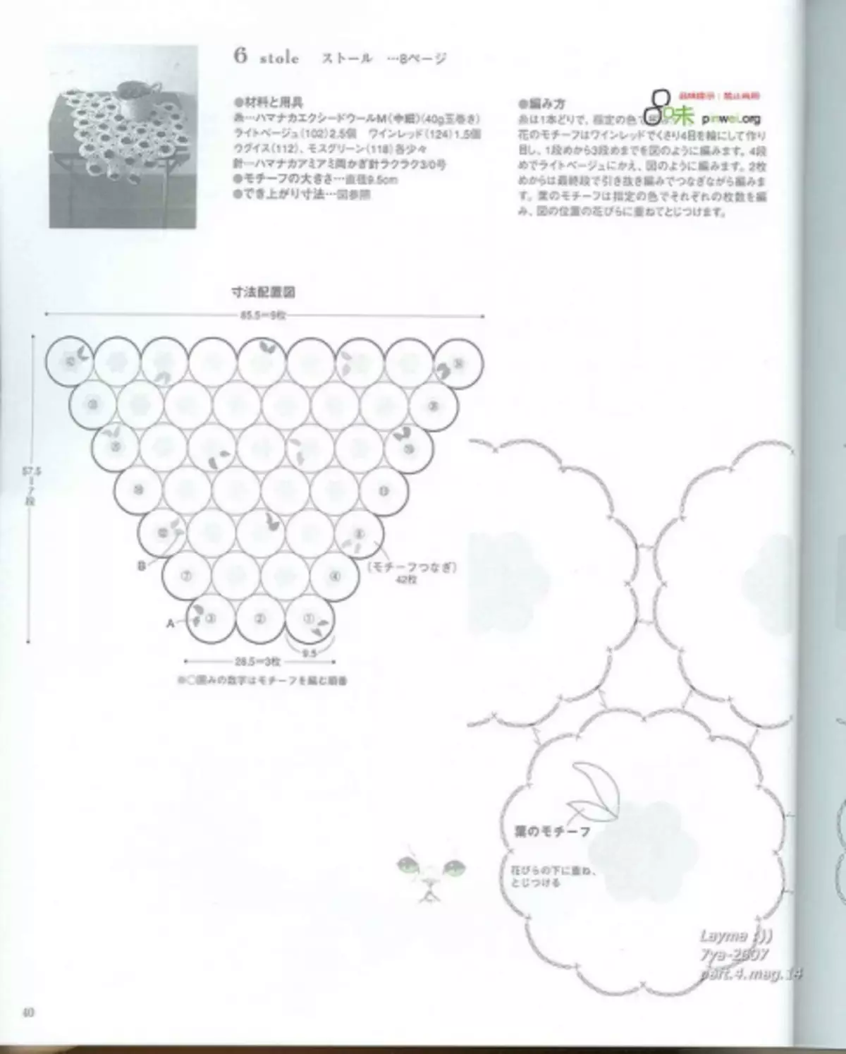 Háčkovanie. Japonský časopis