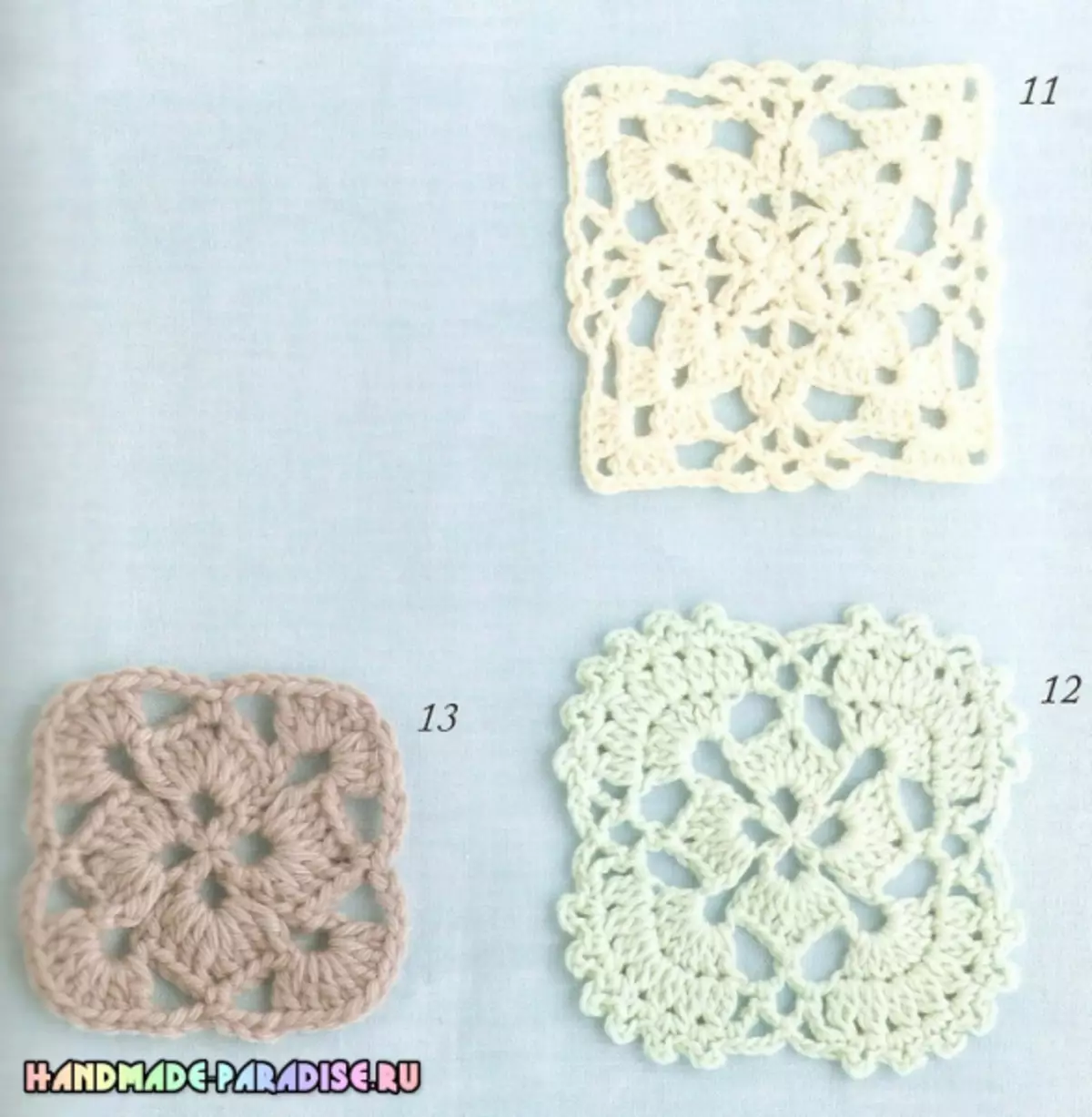 Калимаи Ҷопон бо нақшаҳои Crochet