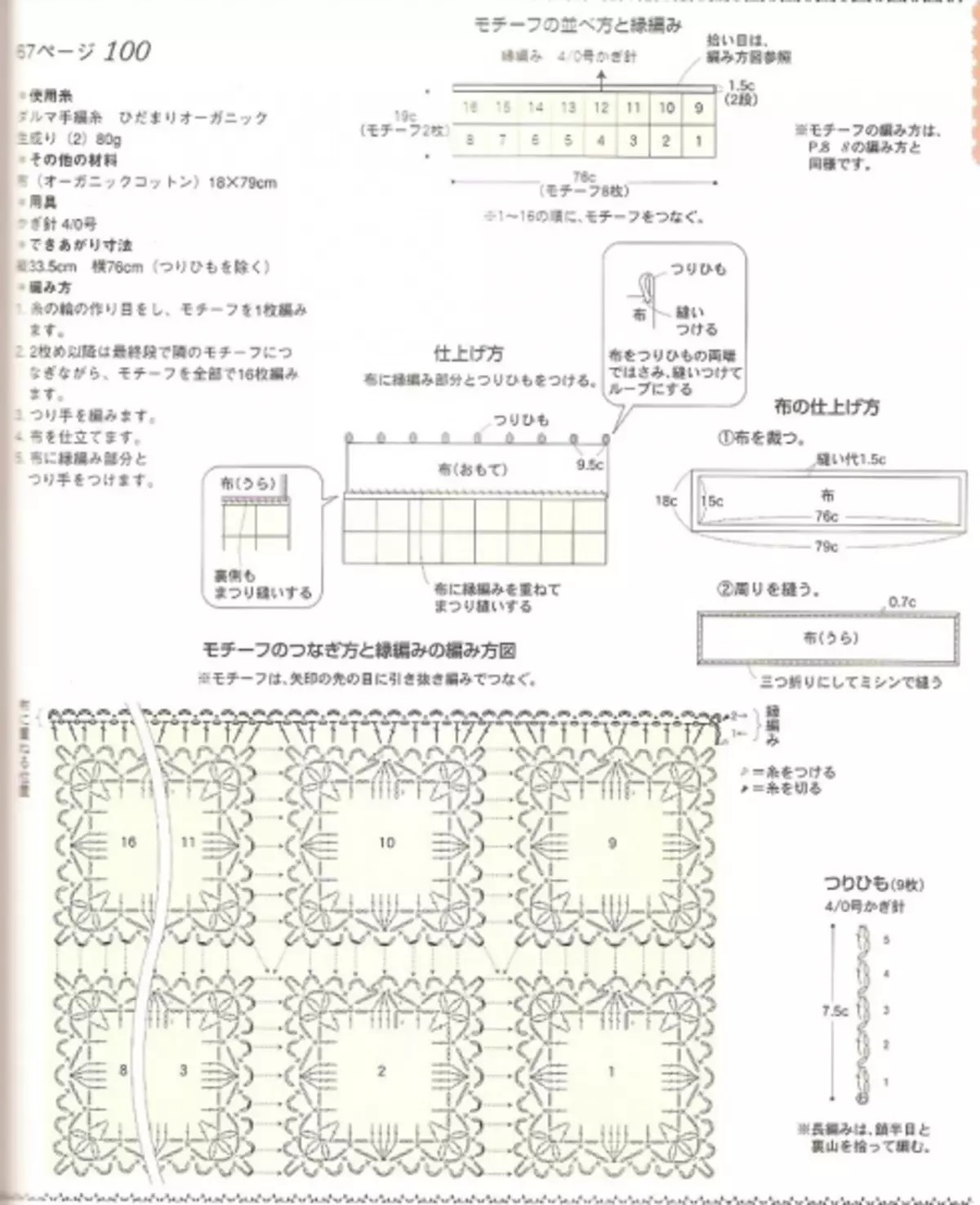 Japán magazin horgolt rendszerekkel